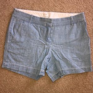 Jcrew jean shorts